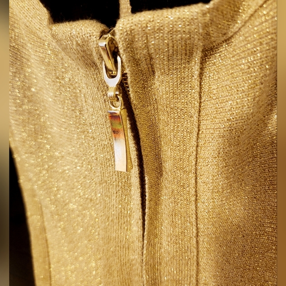 Sparkling champagne fitted dress - Small - Picture 2 of 3